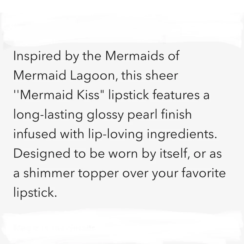 New Besame Mermaid’s KISS Lipstick